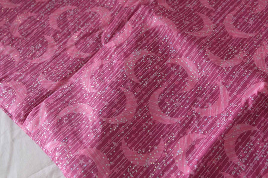 Pink Stardust Sparkle Cotton Lawn – 3.3 yd