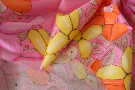 Balloon Dog Paisley Cotton Lawn Fabric – 2.2 yd