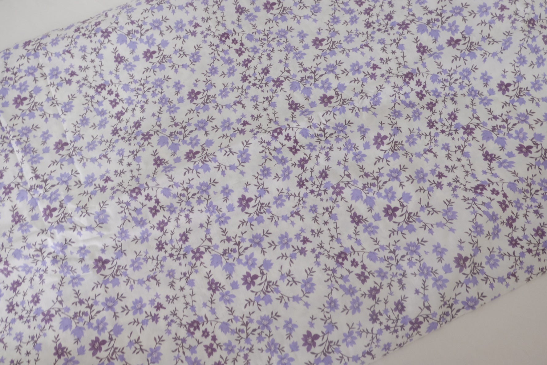 Lilac Ditsy Floral High Count Cotton Fabric – 2.2 yd