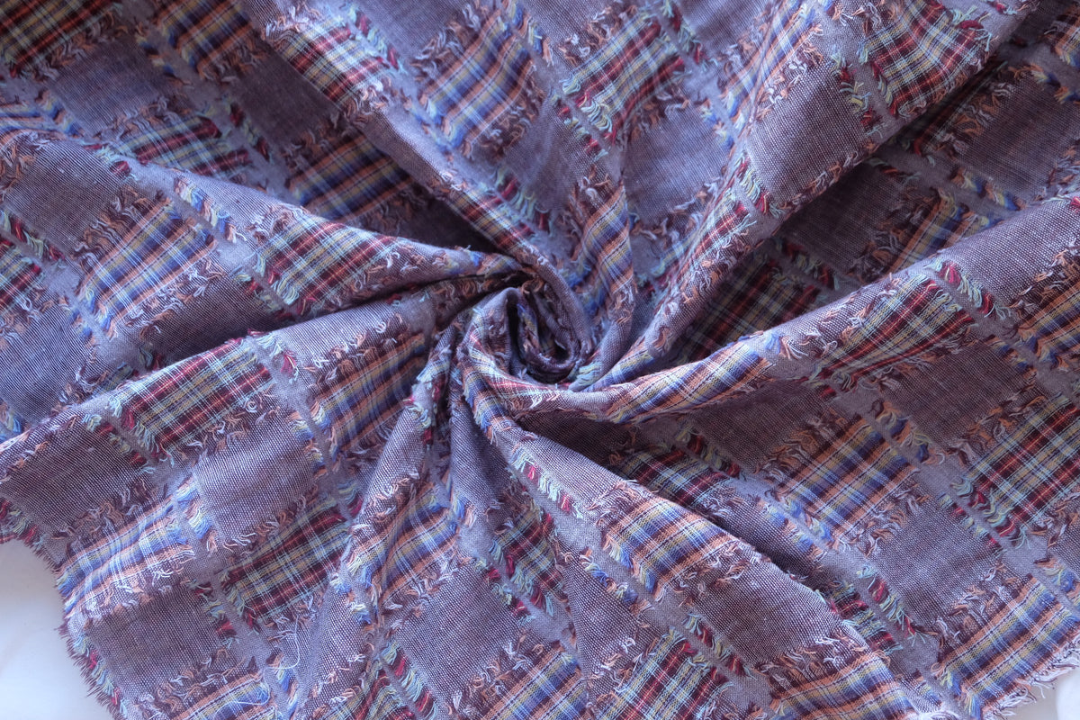 Frayed Plaid Patchwork Cotton – 2.2 yd