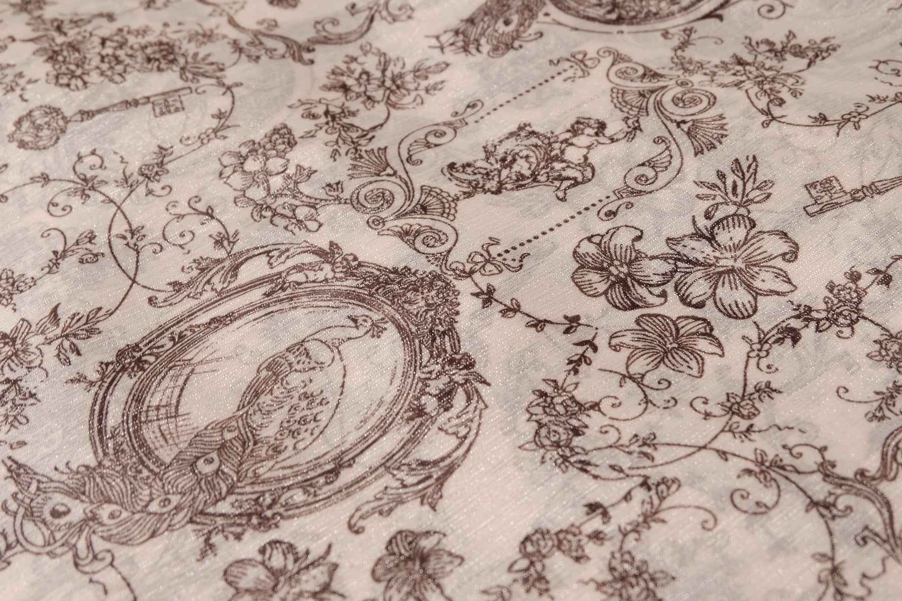 Shimmering Toile Tencel Nylon Fabric, Sheer Lightweight Dress Weight, 3.28 Yards