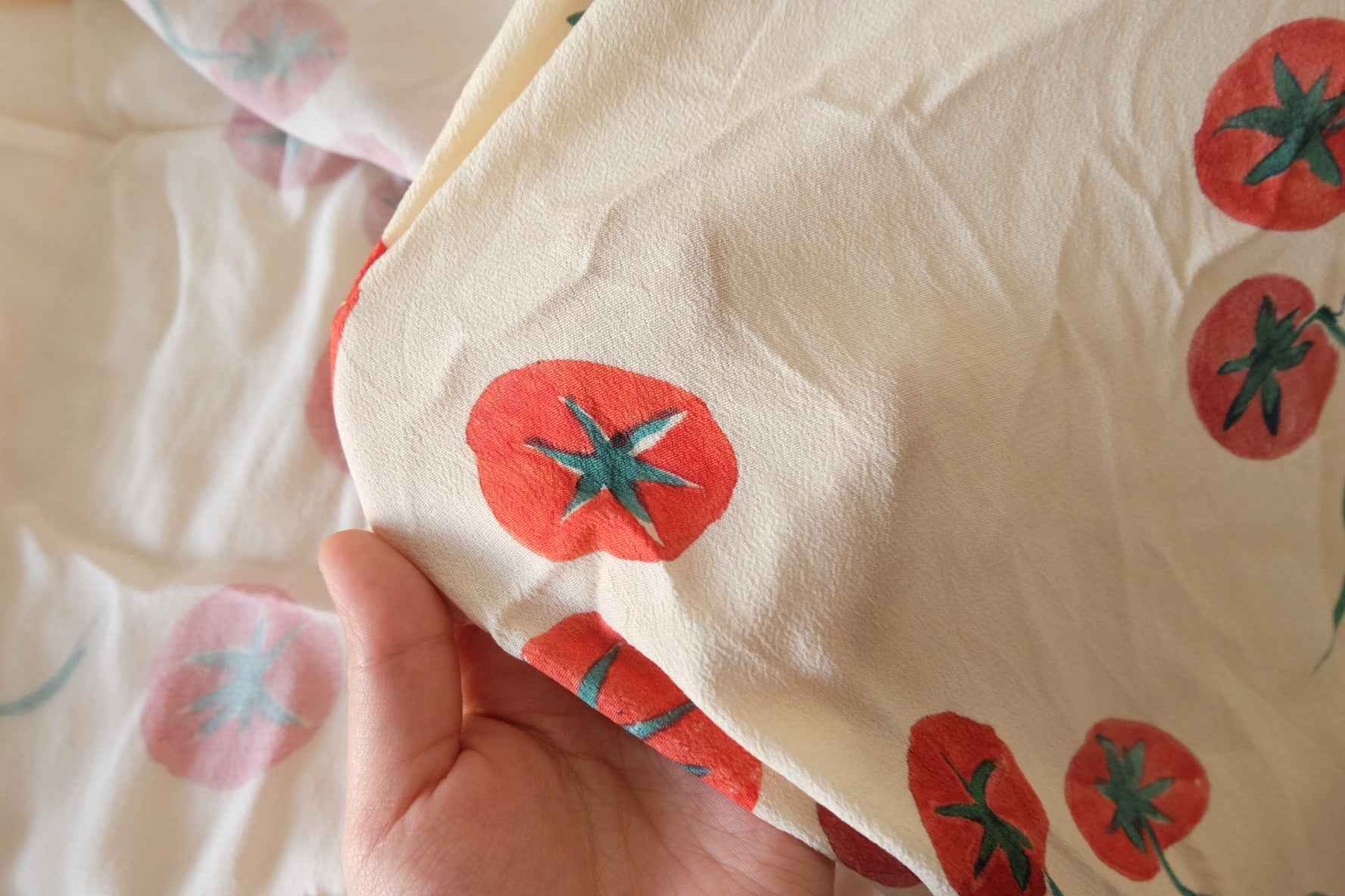 Tomato Vine Matte Rayon – Sold by the Yard