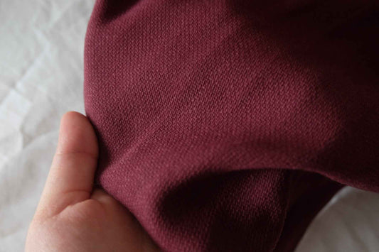 Dusty Burgundy Pure Wool Suiting – Sold by the Meter
