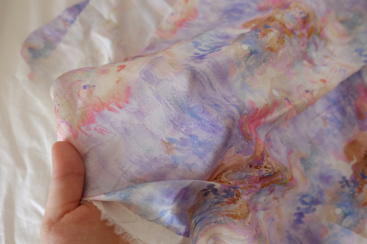 Pastel Dream Garden 80s Cotton Sateen – 2.1 yd