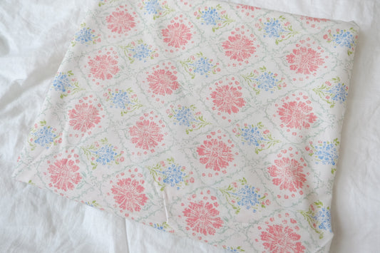 Blush Meadow Cotton Poplin, 2.2 Yards