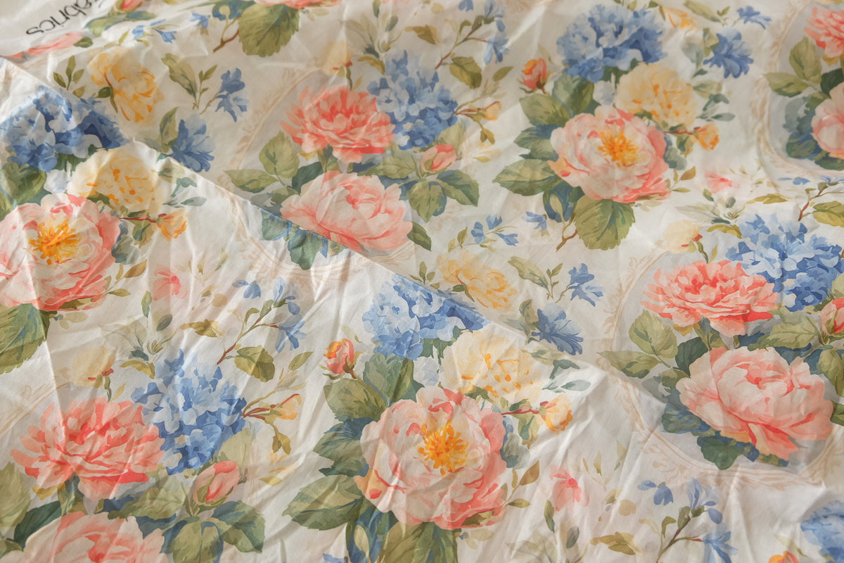 English Rose Garden Cotton Lawn – 1.3 yd