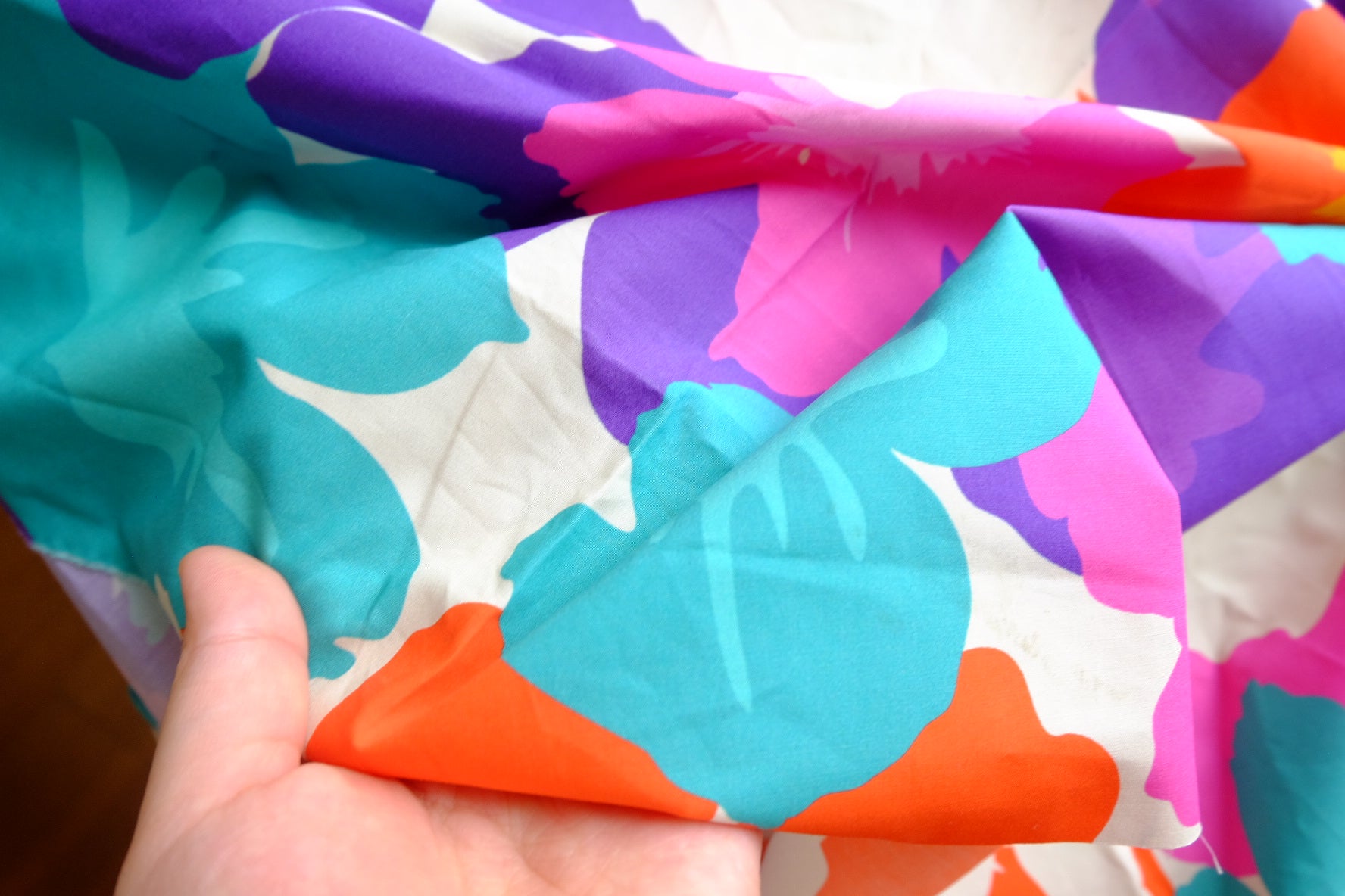Vivid Tropical High-Density Cotton Poplin – 1.4 yd