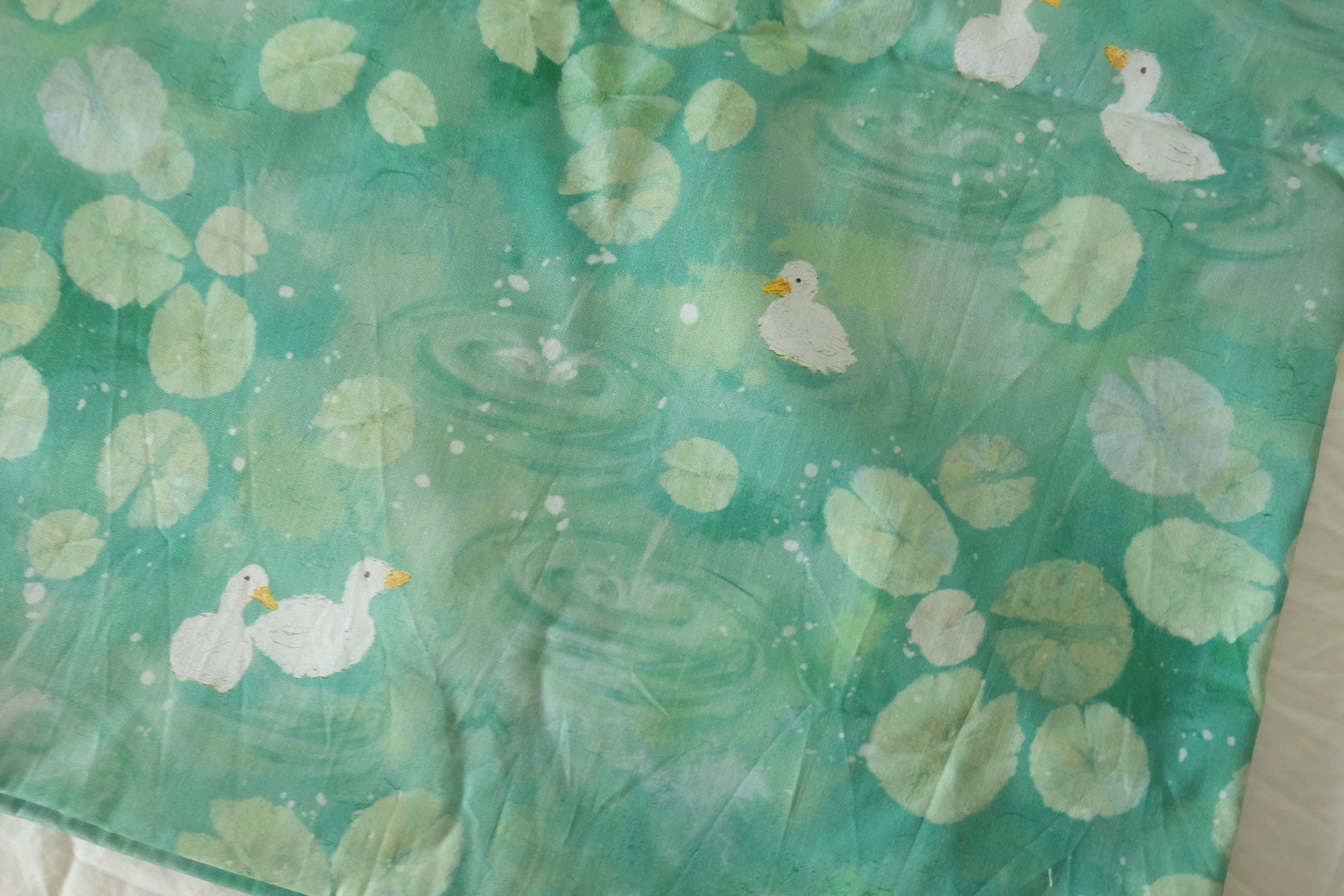 Duck Pond 60s Cotton Poplin Fabric - 1.6 yd