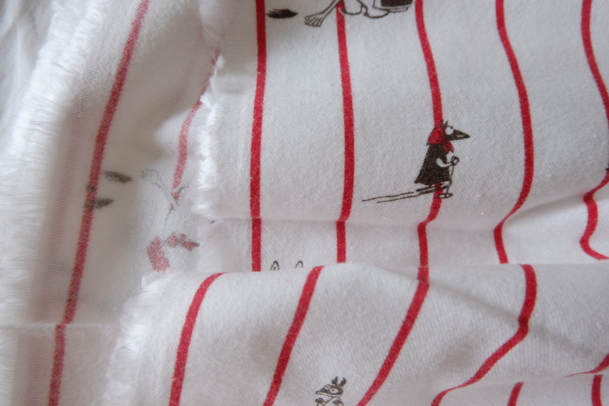 Moomin’s Little Adventures Soft Brushed Cotton Blend Twill – 2.19 yd