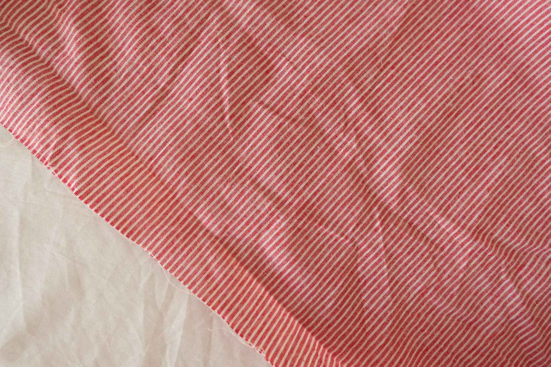 Cotton Yarn-Dyed Stripe Fabric – 3.1 yd Rustic Soft