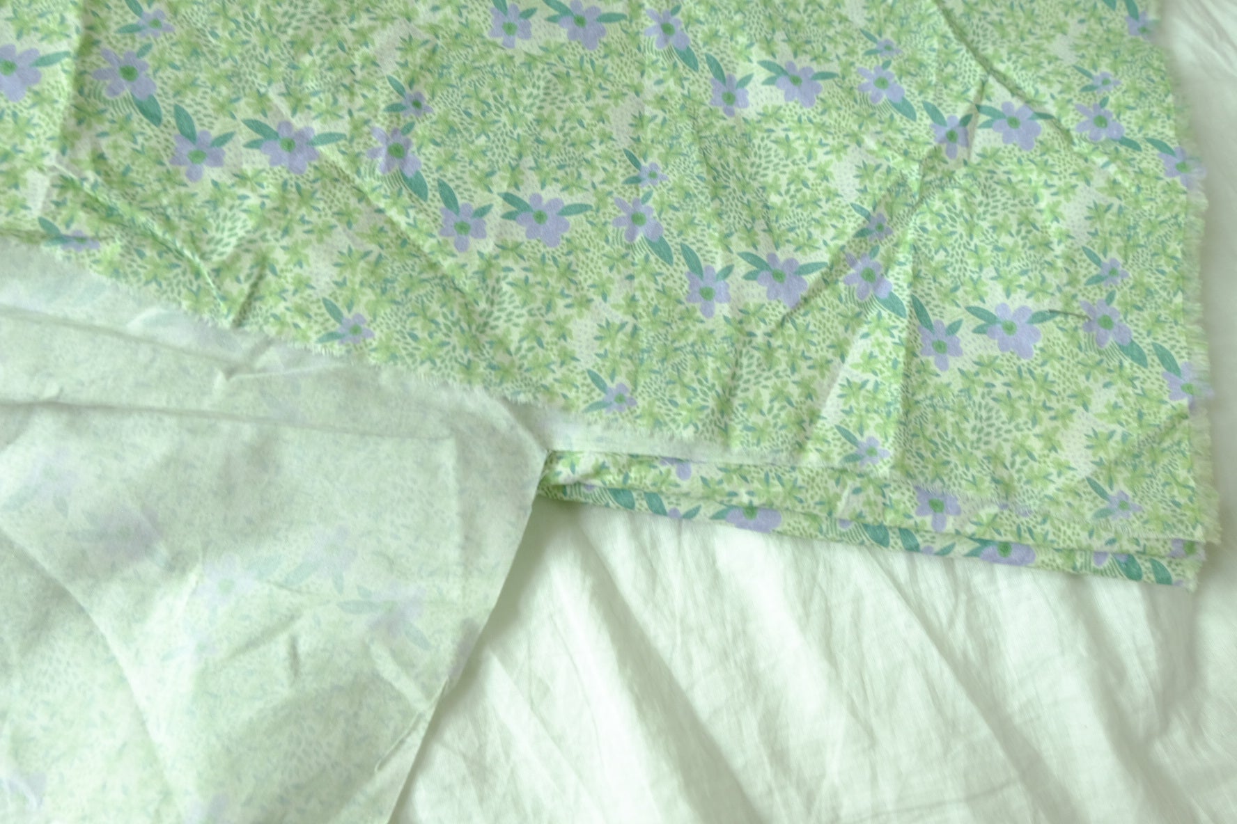 Pastel Meadow Floral Cotton Poplin, 1.84 Yards
