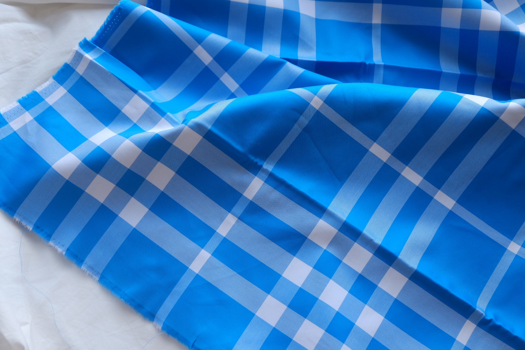 British Heritage Blue Check Cotton – 1.6 yd