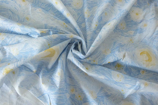 Moonlit Sky Cotton Voile Fabric – 2.2 yd