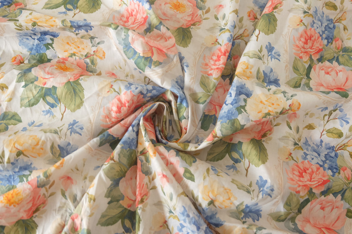 English Rose Garden Cotton Lawn – 1.3 yd
