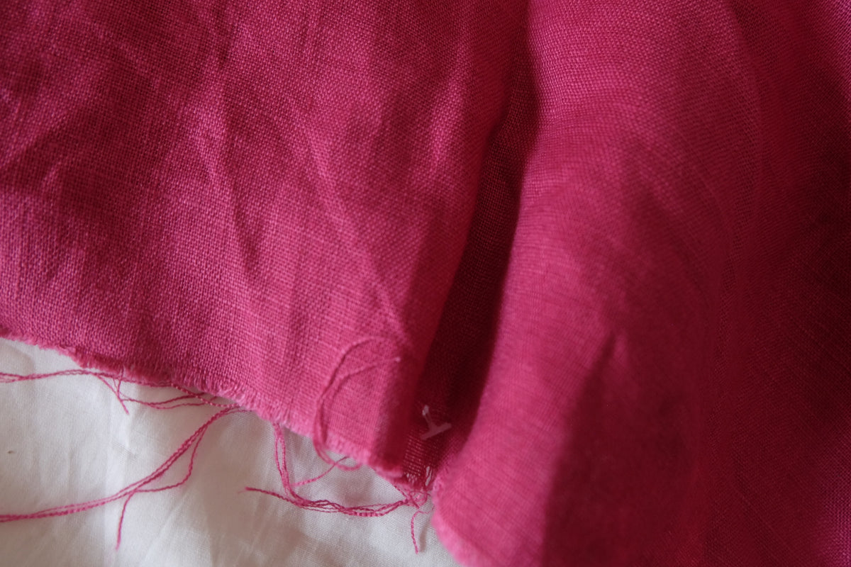 Raspberry Pink – Heavyweight Pure Linen | 2.5 Yards