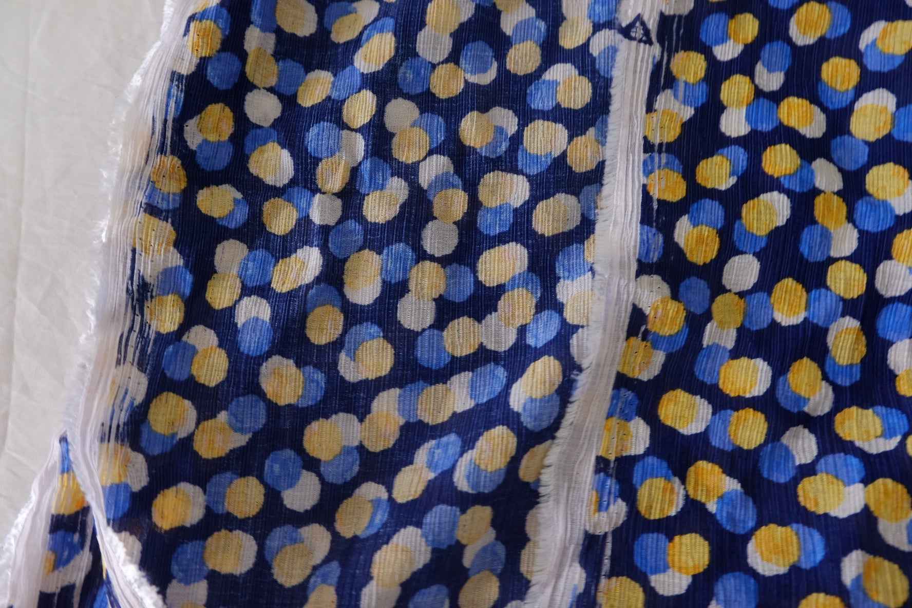 Midnight Confetti Crinkle Tencel Cotton – 2.2 yd