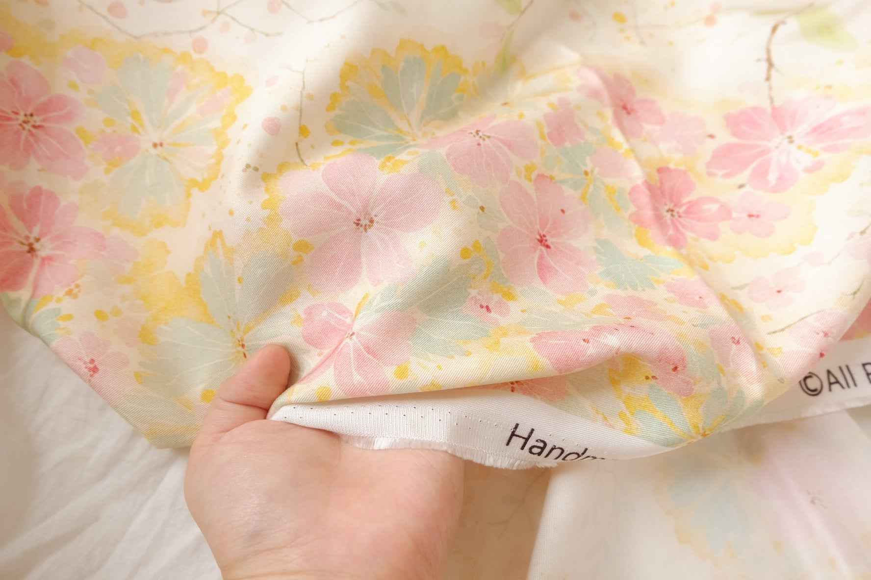Pastel Blossom Twill Tencel Fabric - 3.28 yd