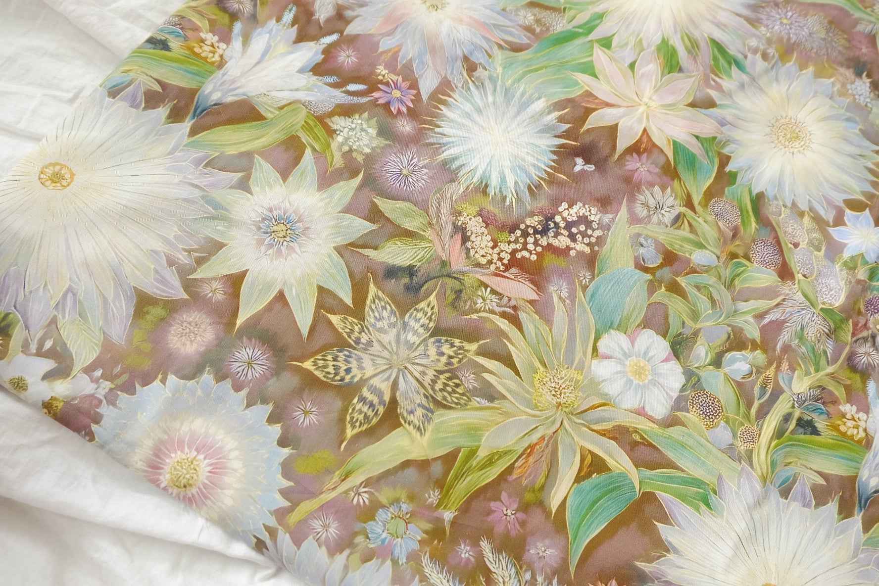Large Floral 50s Cotton Poplin — 3.28 yd Piece