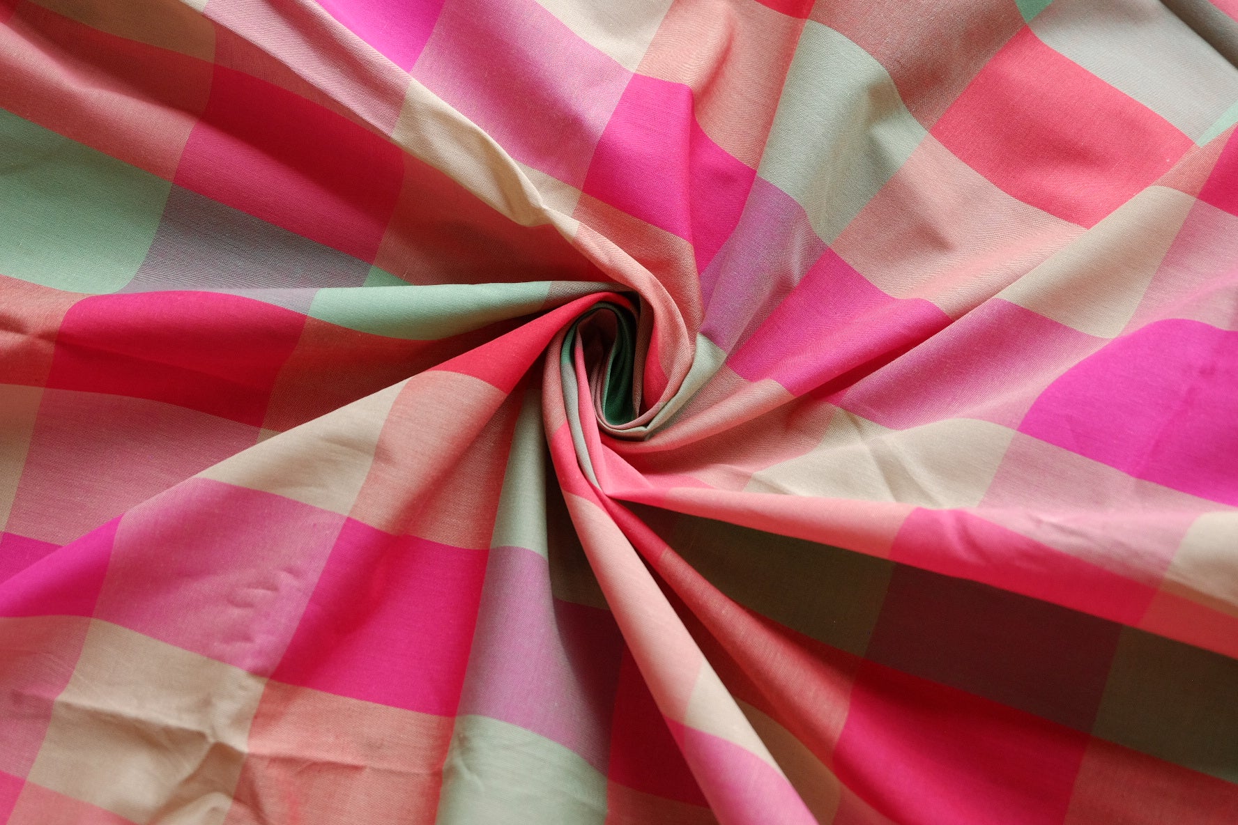 Candy Plaid Yarn-Dyed Cotton – 3.3 yd