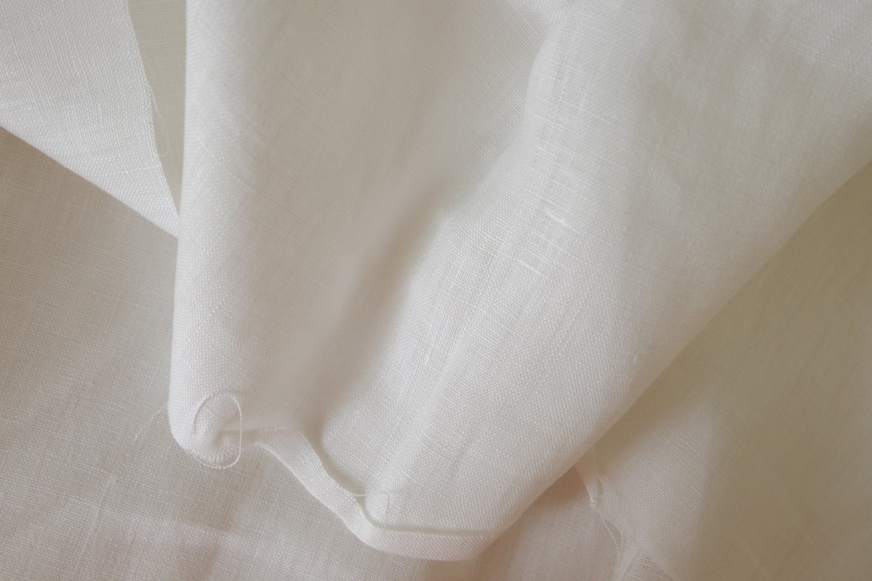 Natural White 17s Pure Linen Fabric – 1.6 yd