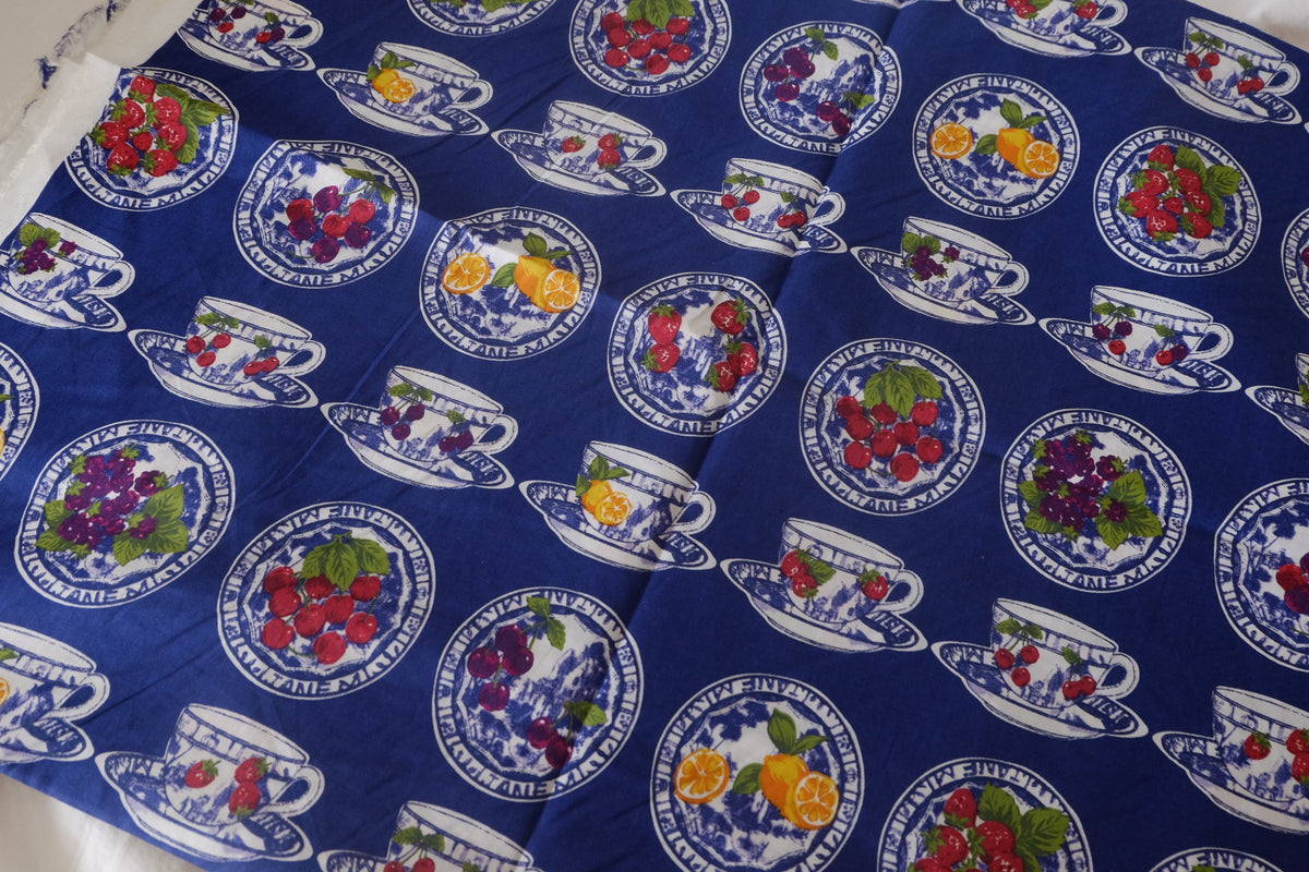 Berry Tea Party Cotton Lawn – 2.2 yd / 3.3 yd