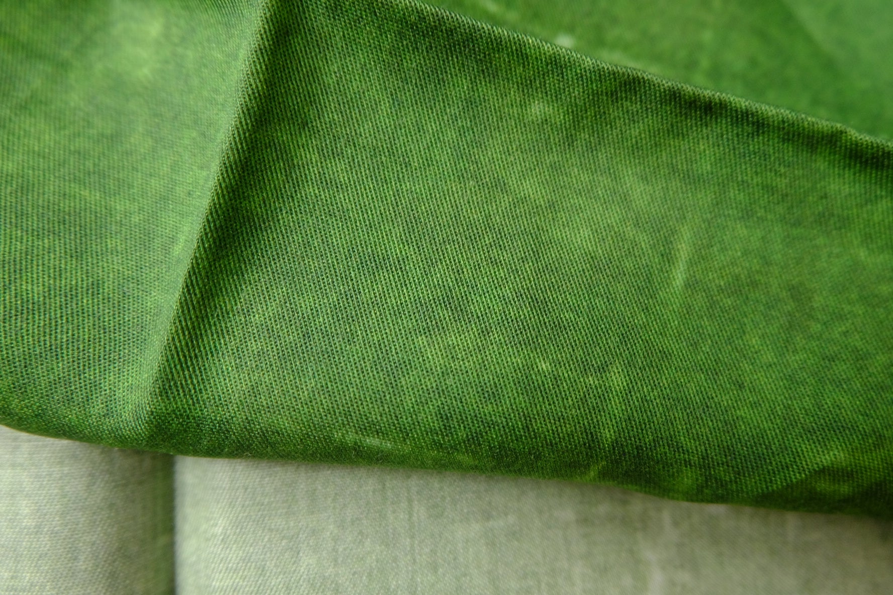 Deep Green Twill Tencel Fabric, 2.84 Yards