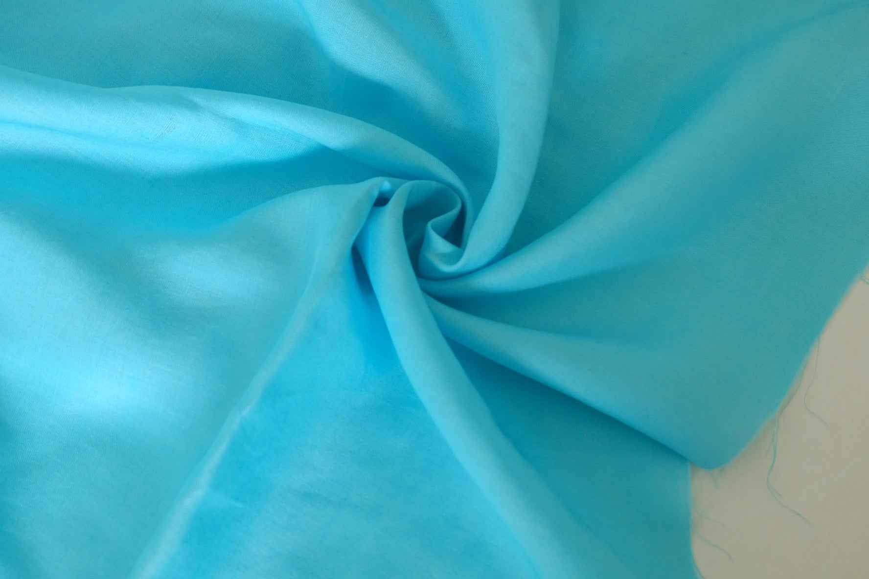 Lagoon Blue Sand-Washed Pure Linen Fabric, 2.19 Yards