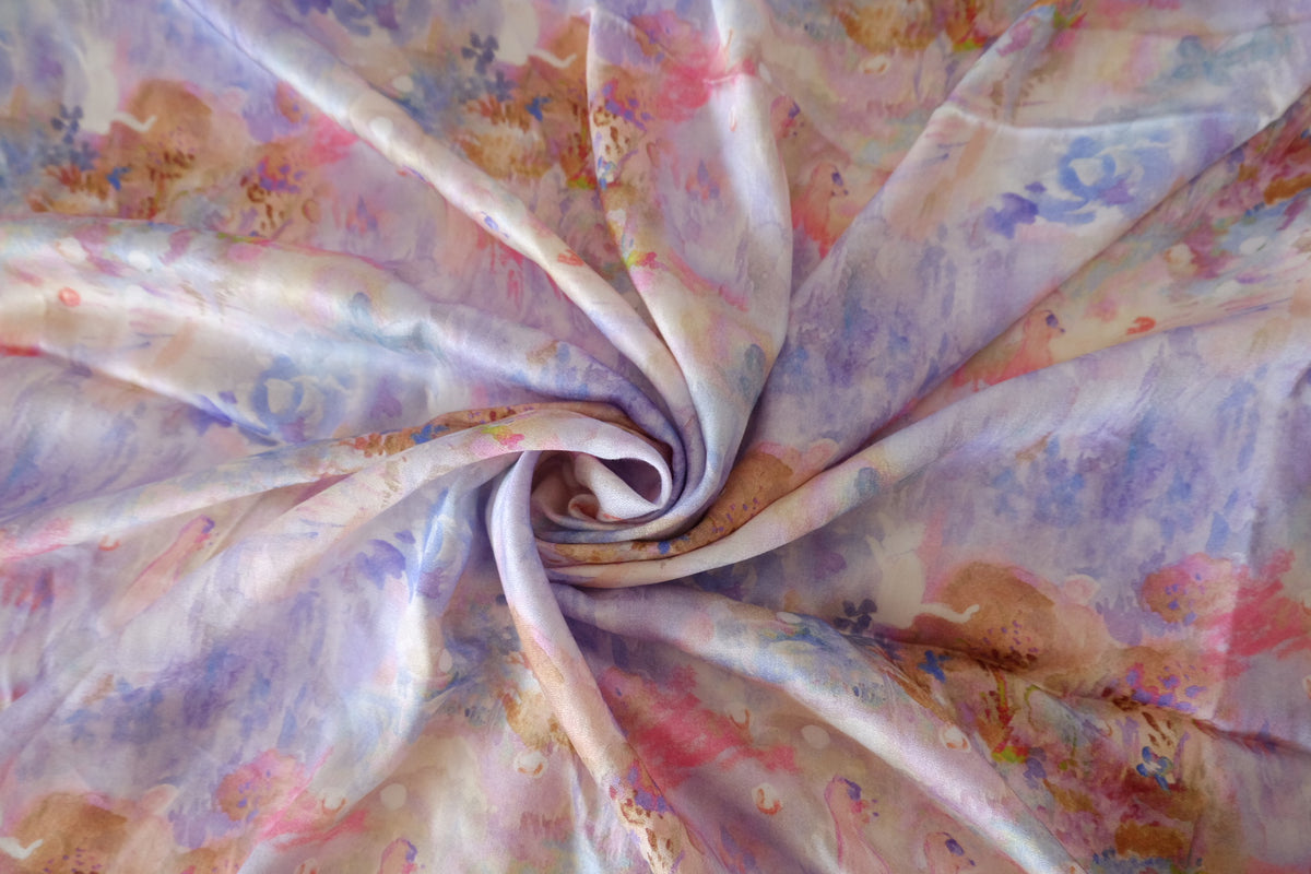 Pastel Dream Garden 80s Cotton Sateen – 2.1 yd