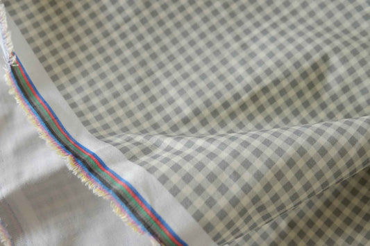 Soft Brushed Gingham Cotton Fabric – 2.2 yd