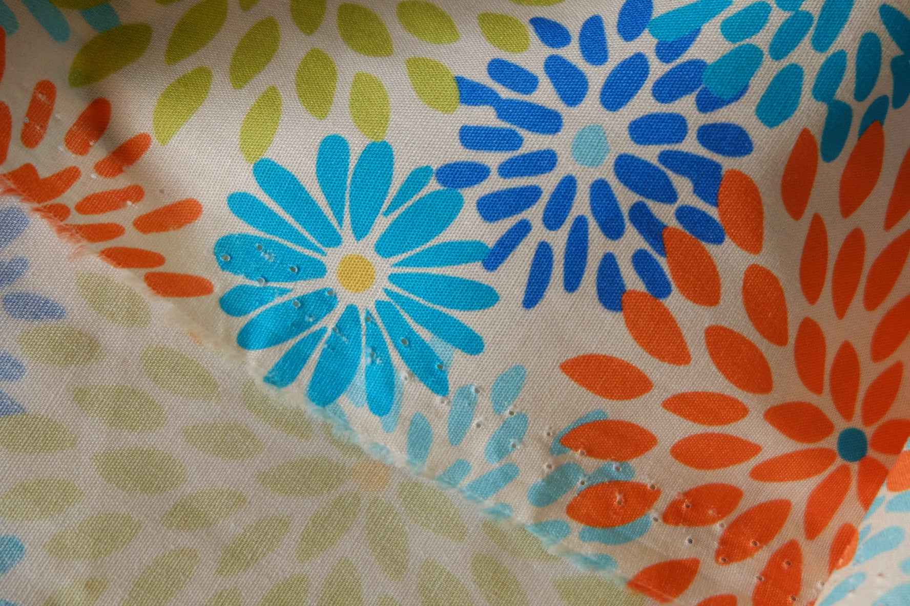 Colorful Firework Floral 40s Cotton Poplin Fabric – 2.2 Yards