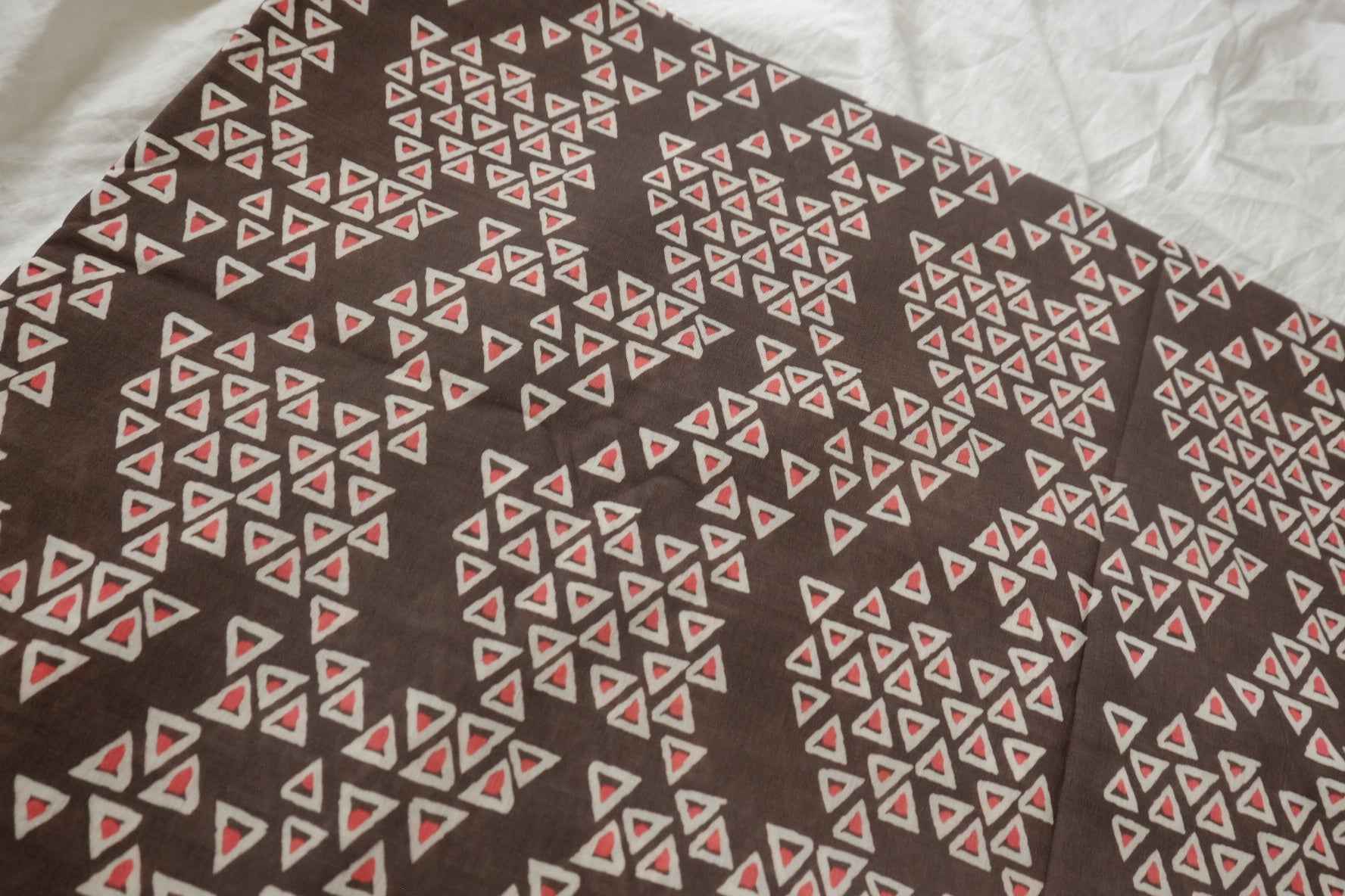 Geometric Tencel-Linen Fabric - 1.91 yd