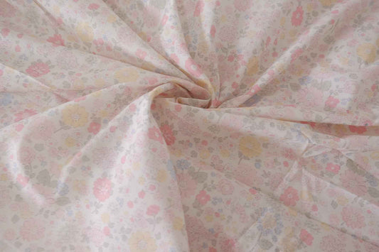 Soft Garden Floral Cotton Lawn Fabric – 3.3 yd