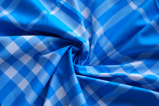 British Heritage Blue Check Cotton – 1.6 yd