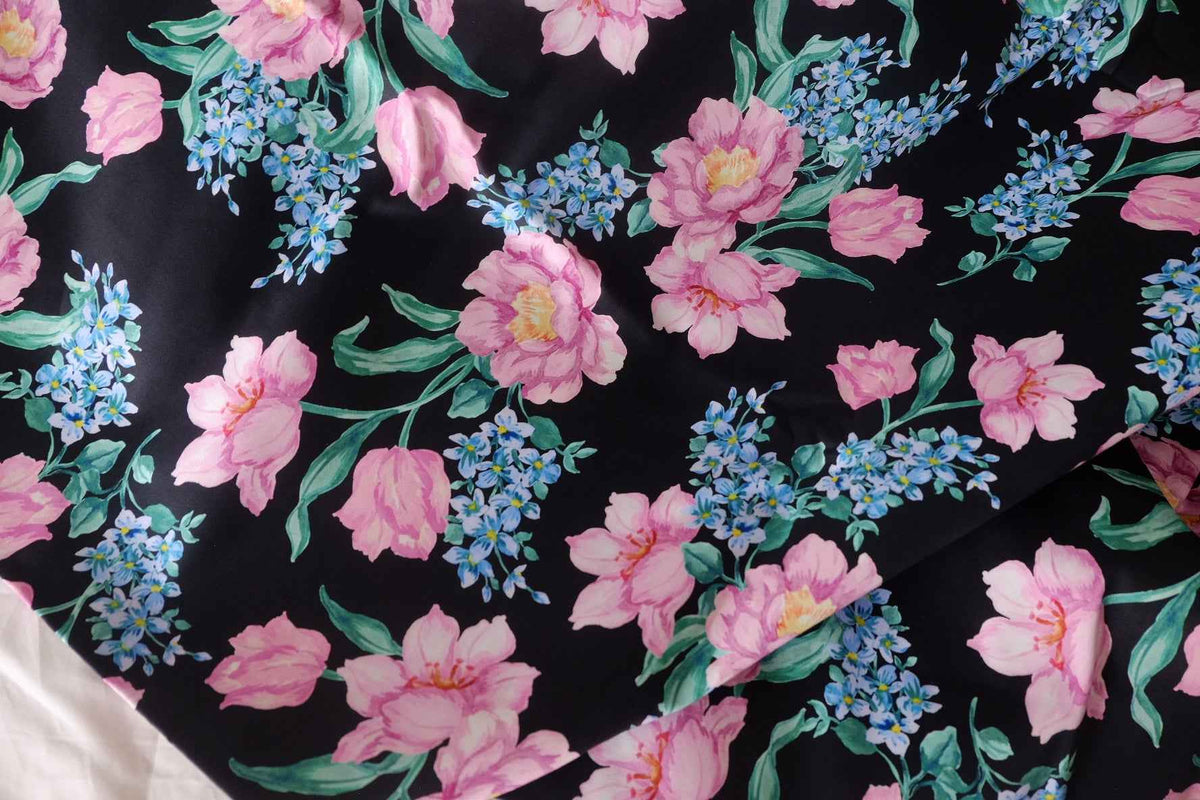 Vintage Peony Cotton Sateen — 2.19 yd