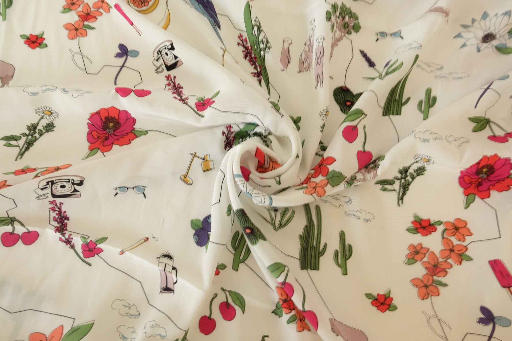 Western Novelty Cupro Dress Fabric – 3.3 yd