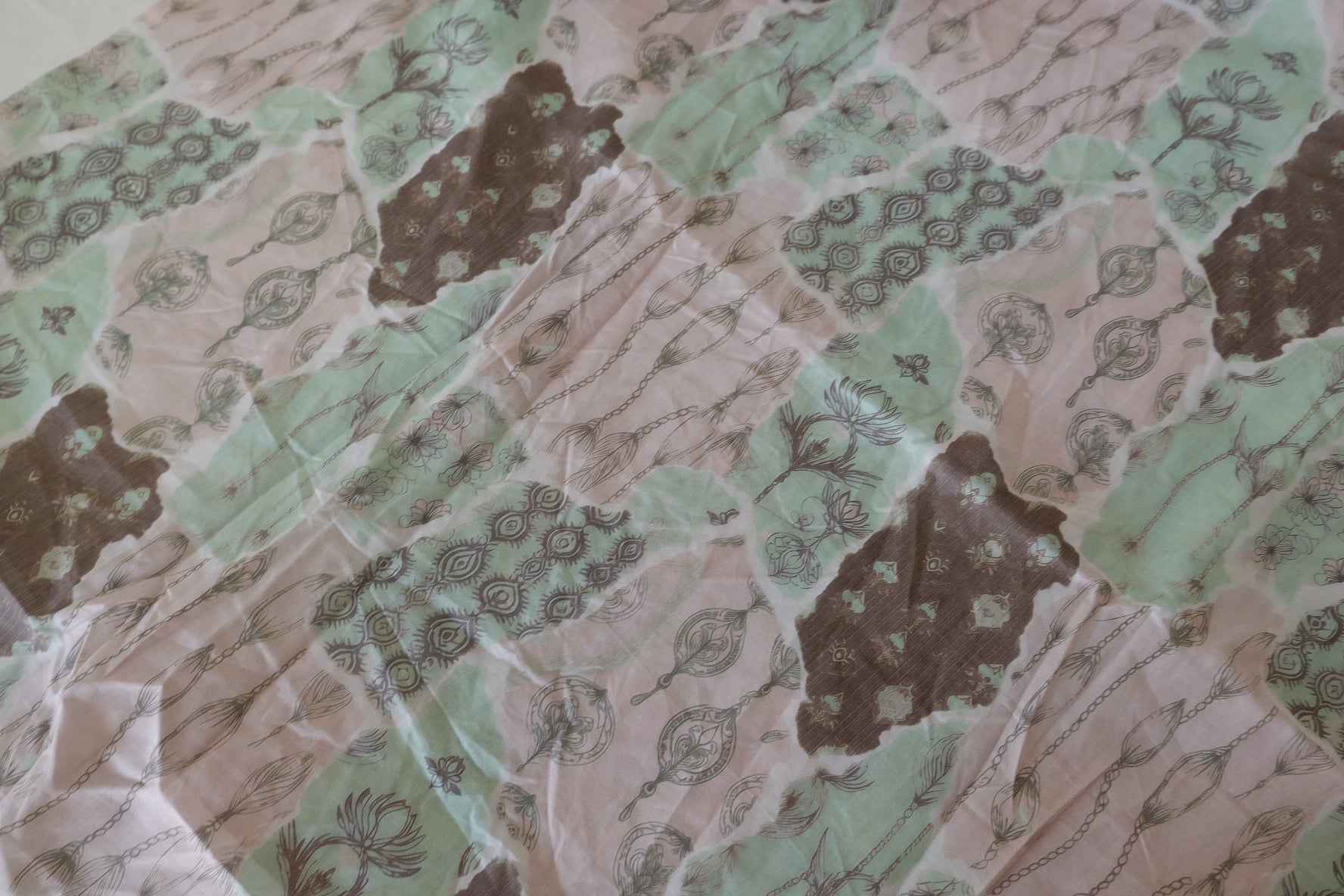 Vintage Floral 80s Cotton Poplin Fabric – 3.6 yd