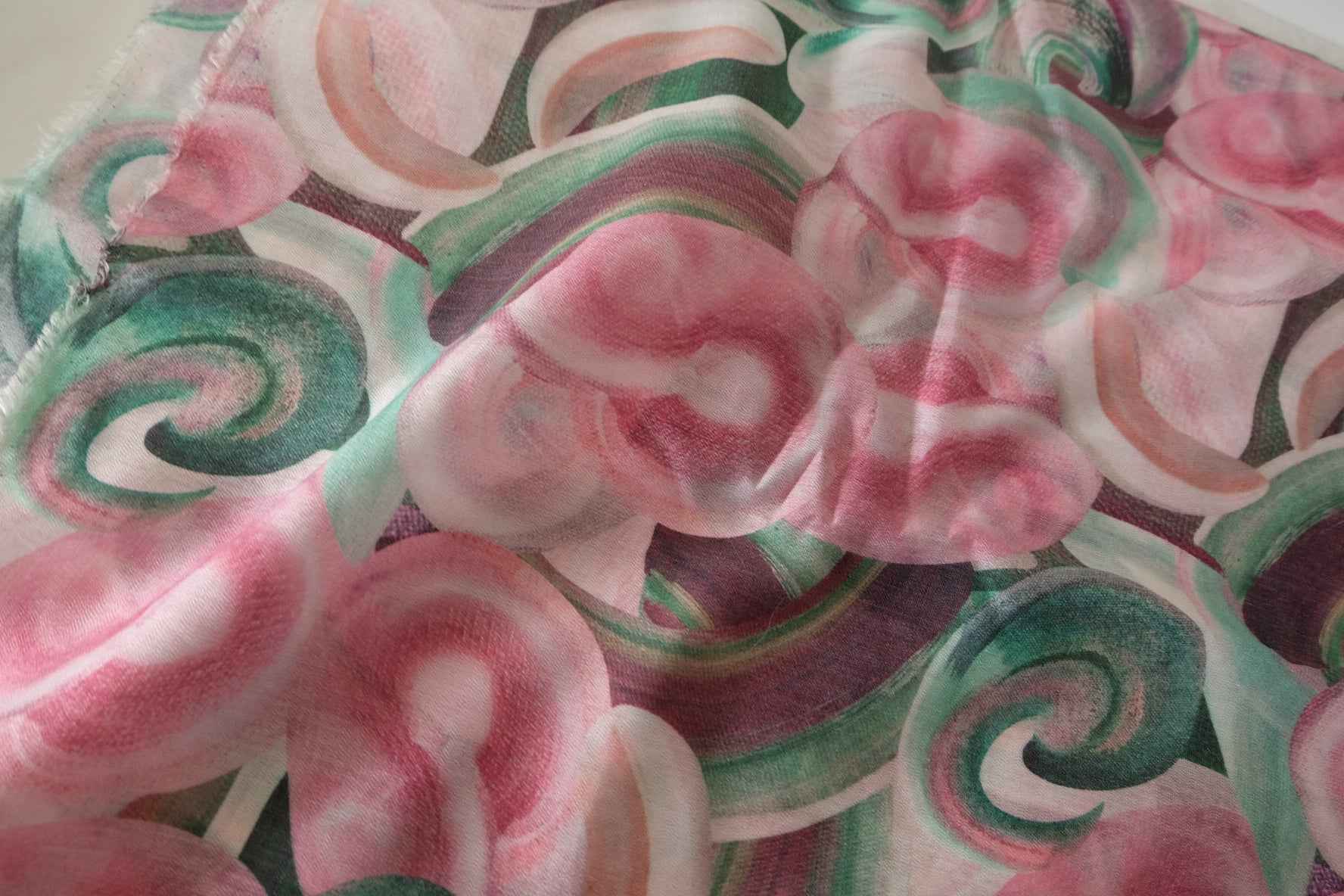 Abstract Swirl Tencel Blend Fabric – 2.2 yd