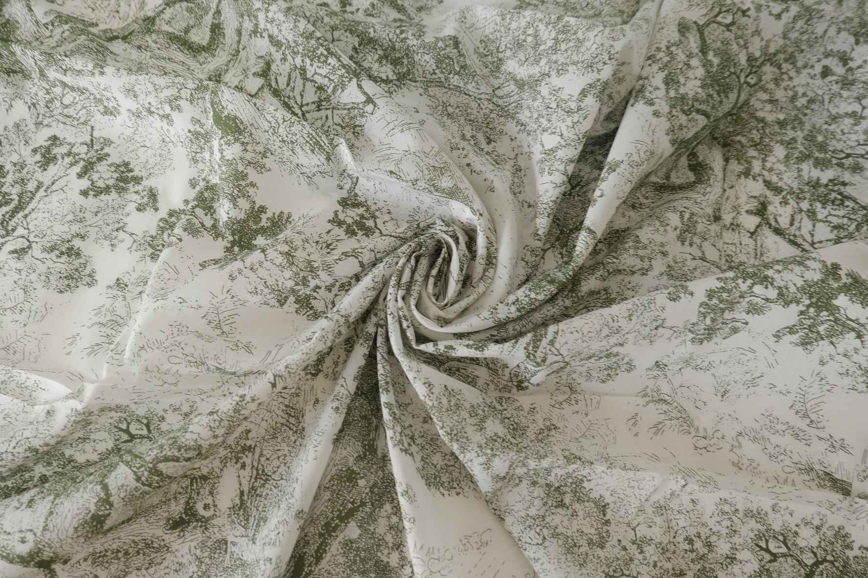 Olive Woodland 100s Cotton Lawn – 3.3 yd