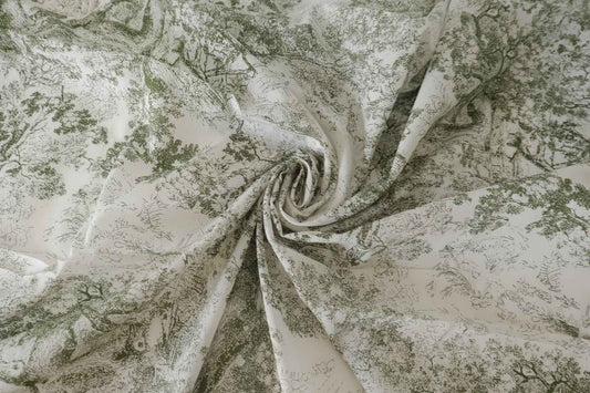 Olive Woodland 100s Cotton Lawn – 3.3 yd