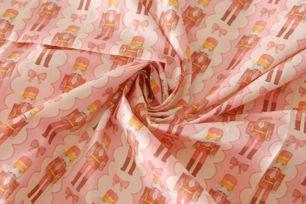 Pink Nutcracker Cotton Lawn – 0.8 yd