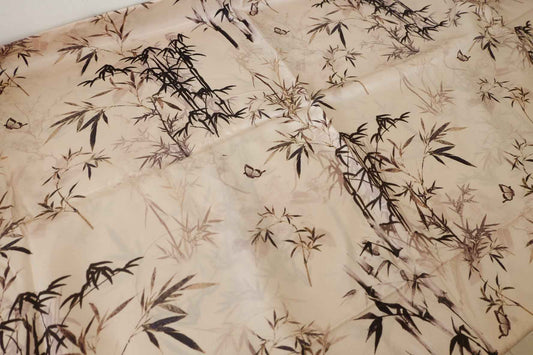 Ink Bamboo Silky Rayon Fabric – 3.3 yd