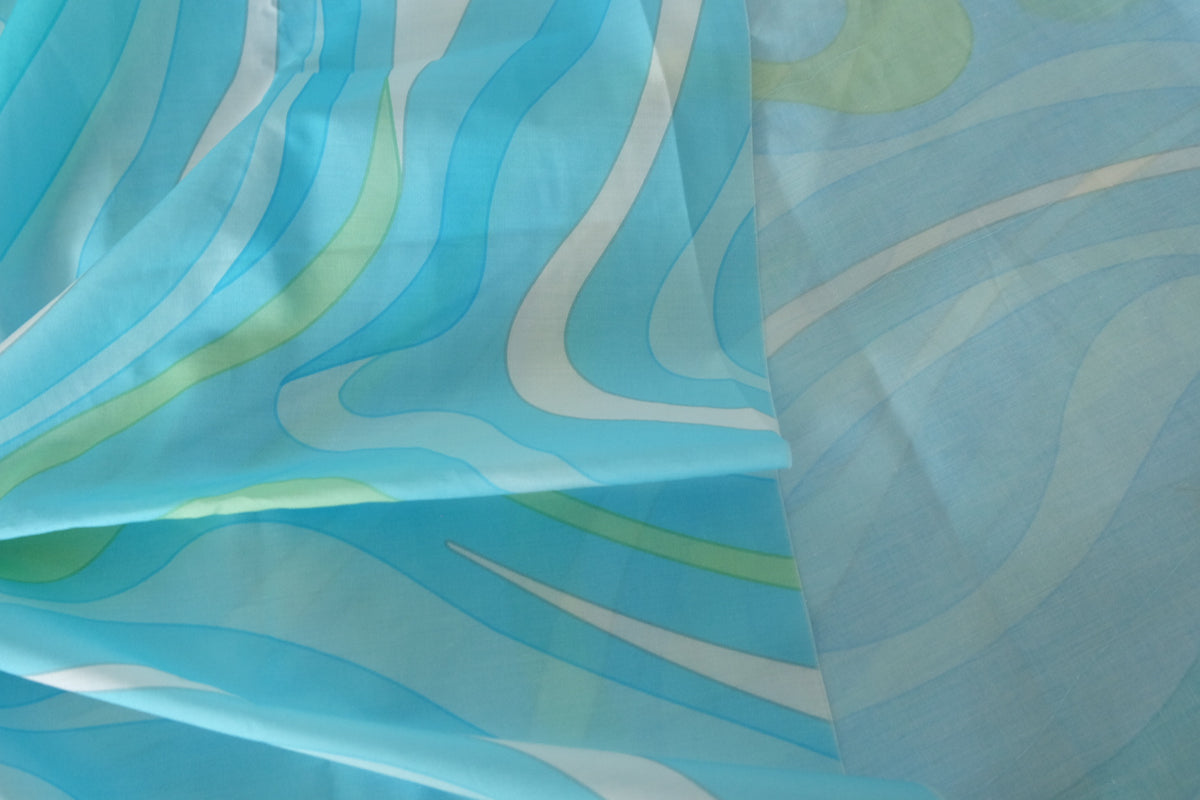 Aqua Current Cotton Lawn – 3.5 yd