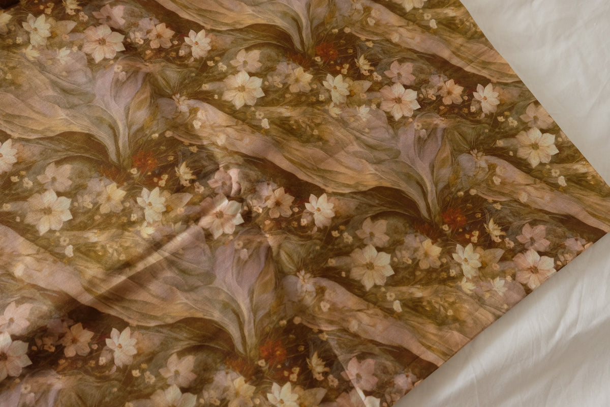 Whispering Meadow Floral Cotton Lawn – 3 yd