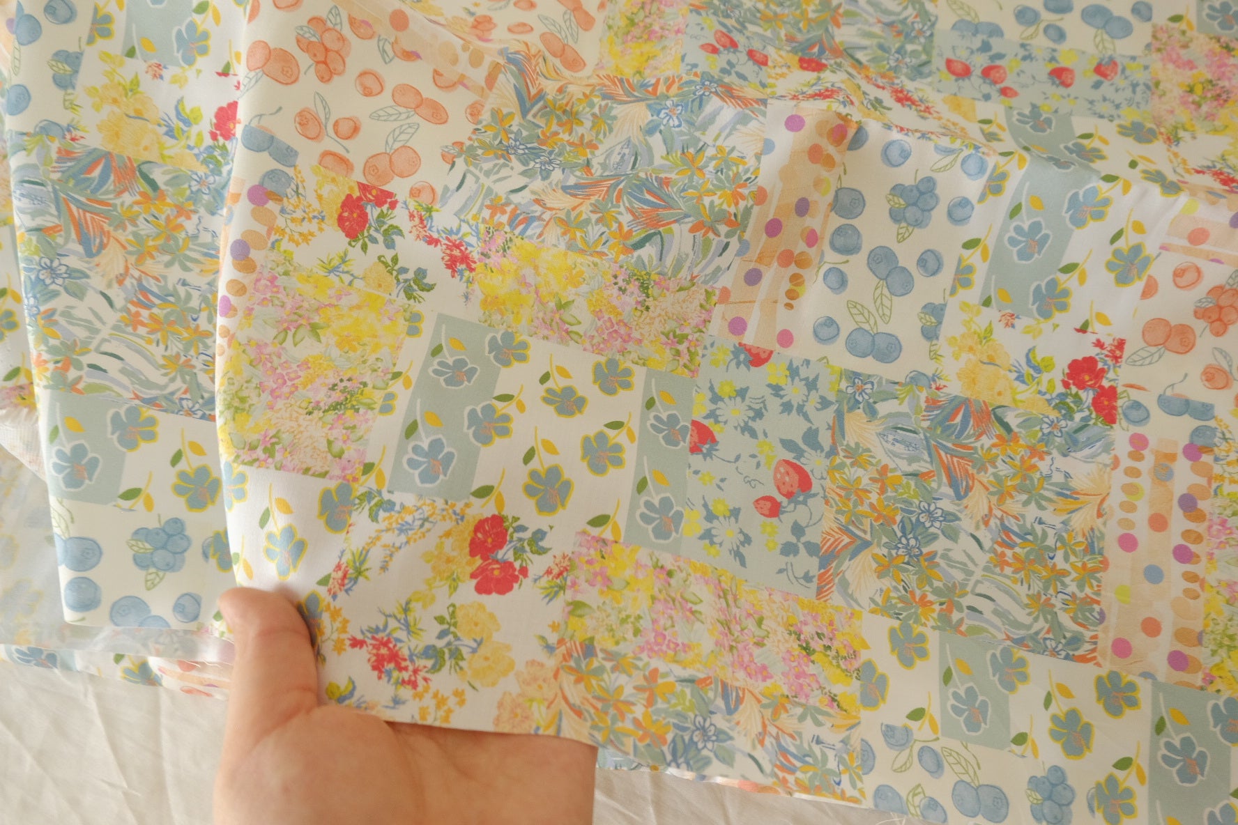 Patchwork Garden Cotton Sateen — 2.19 yd