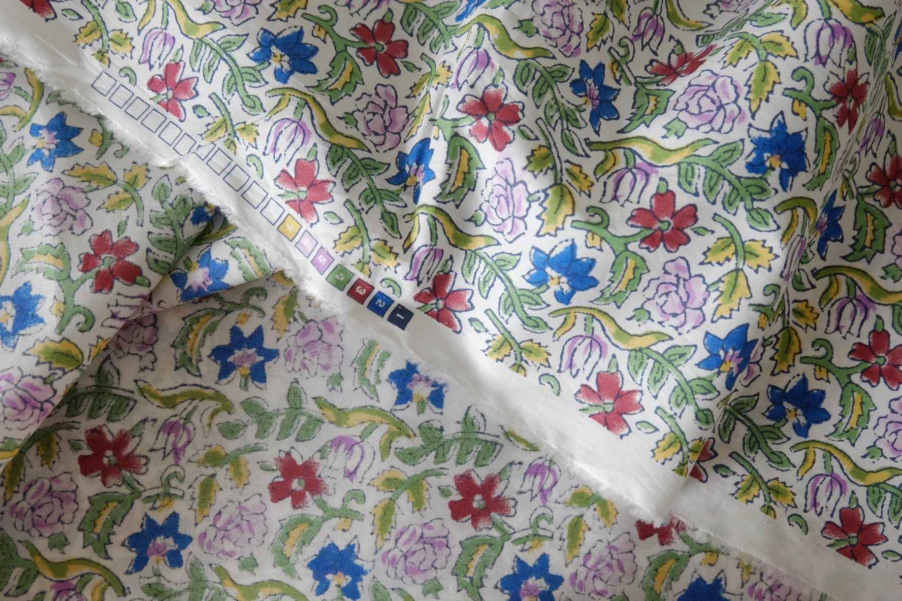 Floral High Count Cotton Poplin Fabric – 3.3 yd