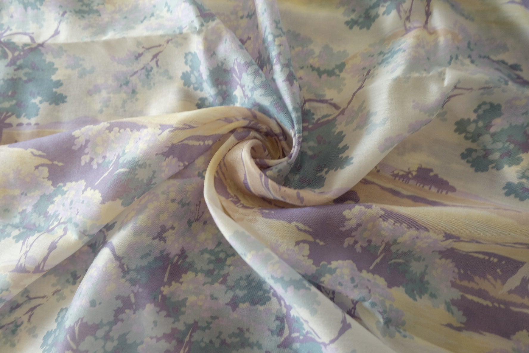 Misty Garden Lightweight Tencel Cotton Fabric - 2.2 yd / 4.4 yd