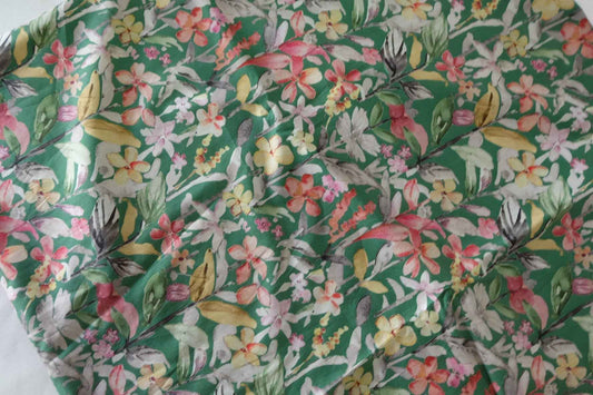 Tropical Floral 60s Cotton Poplin Fabric – 3.3 yd