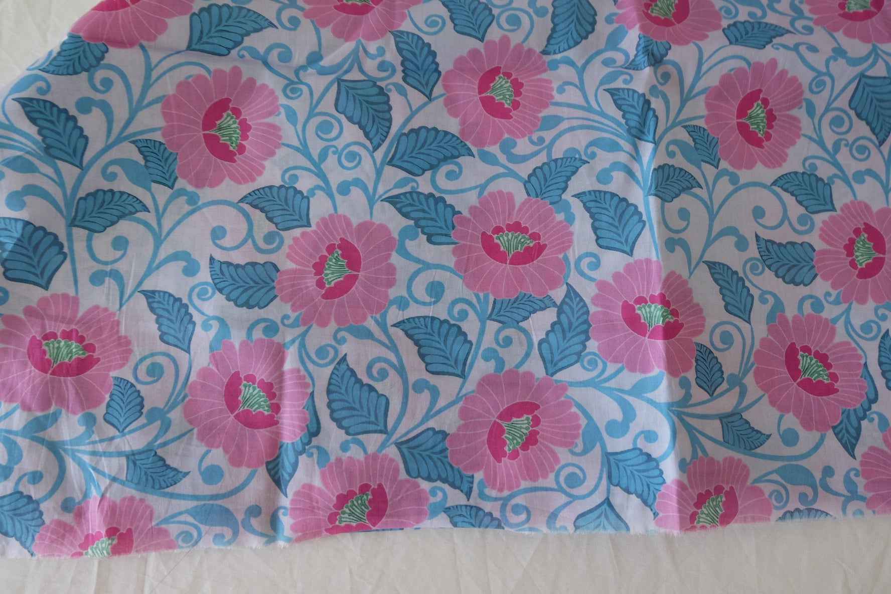 Ultra Lightweight Cotton Voile Fabric –3.1 yards