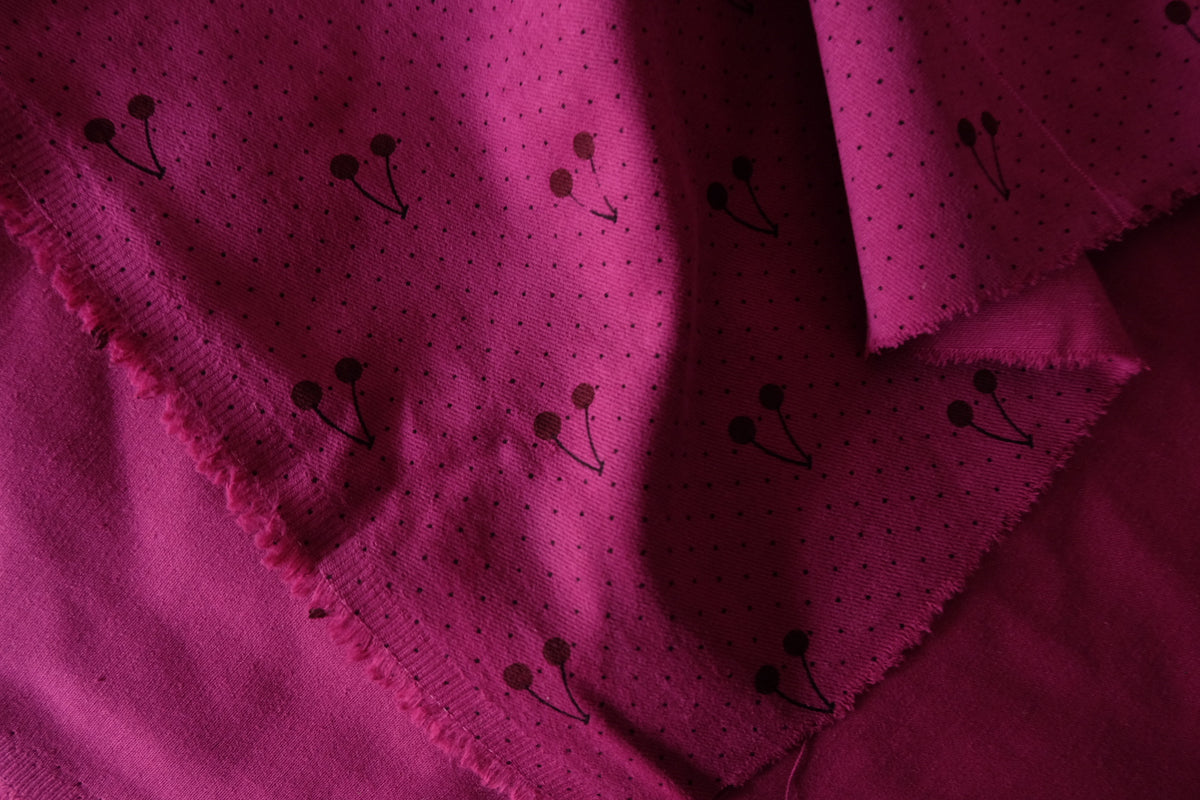 Berry Cherry – Magenta Cotton Twill Fabric | 2.7 Yards