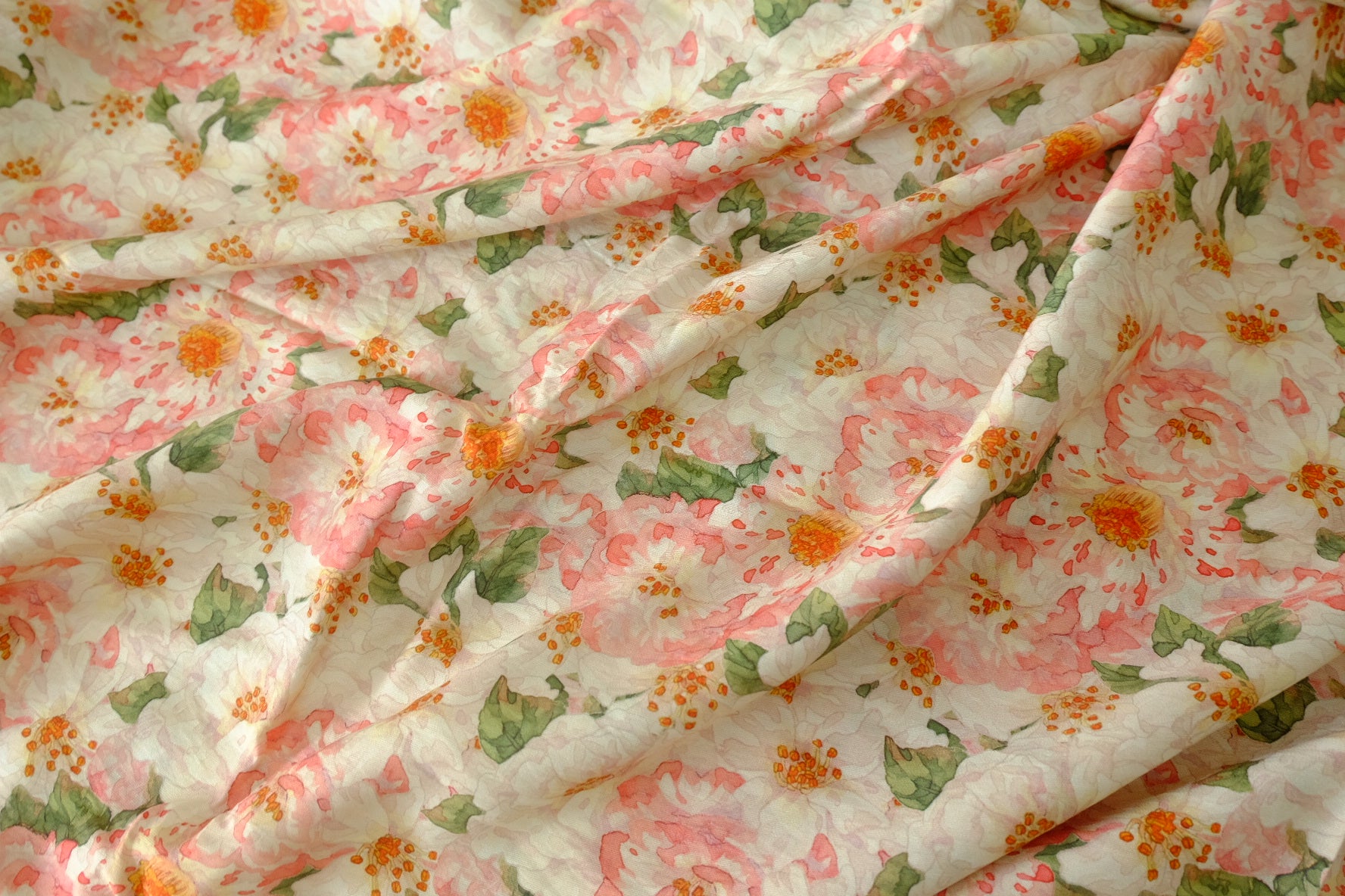 Blush Peony Cotton Nylon Blend – 3.3 yd